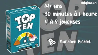 Comment jouer à Top Ten