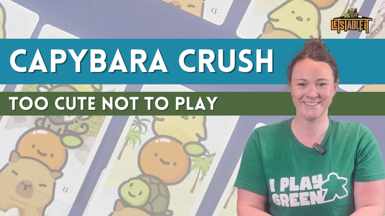 Capybara Crush Card Game Mini- Review | Is It Just Cute or Actually Clever?