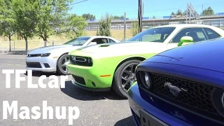 2015 Dodge Challenger R/T vs Ford Mustang GT vs Chevy Camaro SS 0-60 MPH Mashup Review