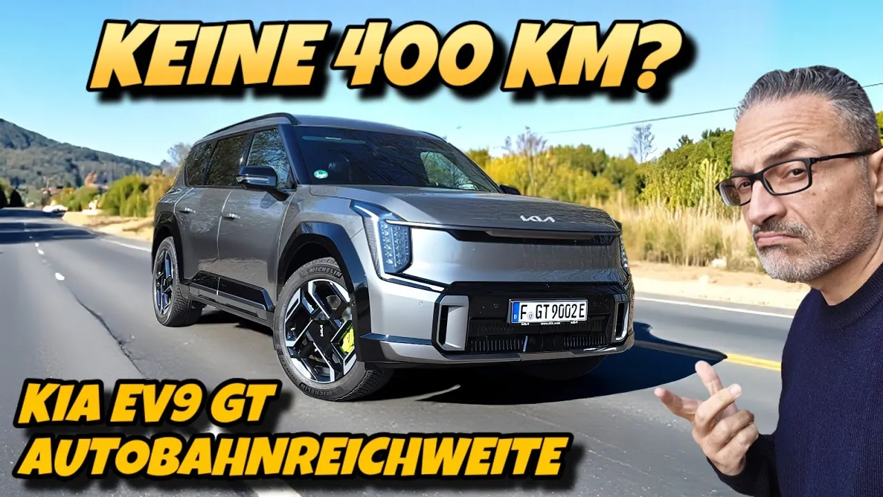 Kia EV9 GT Wahre Autobahnreichweite & Ladetest #kia