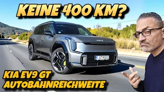 Kia EV9 GT Wahre Autobahnreichweite & Ladetest #kia