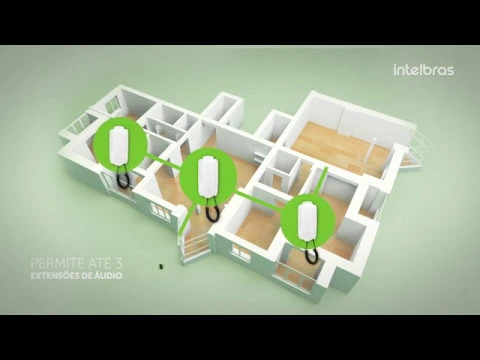 Kit Porteiro Eletrônico Residencial Intelbras IPR 1010