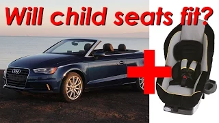 2015 Audi A3 Cabriolet Child Seat Review - In 4K