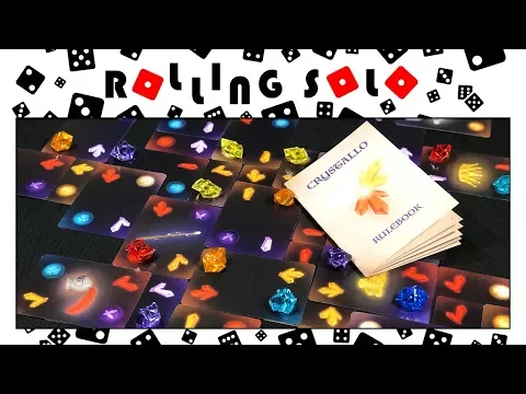 Crystallo | Kickstarter Preview | Solo Setup & Playthrough