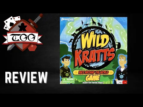 Wild Kratts Race Around the World Board Game Review