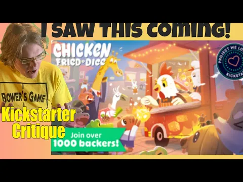 Chicken Fried Dice (B) 1000% Funded - Kickstarter Critique Review
