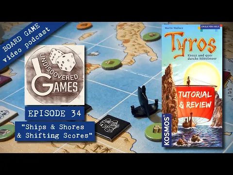 TYROS BOARD GAME Full Tutorial / How To Play / Review (Martin Wallace, 2002) Undiscovered Games Ep34