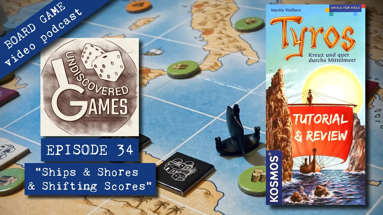 TYROS BOARD GAME Full Tutorial / How To Play / Review (Martin Wallace, 2002) Undiscovered Games Ep34