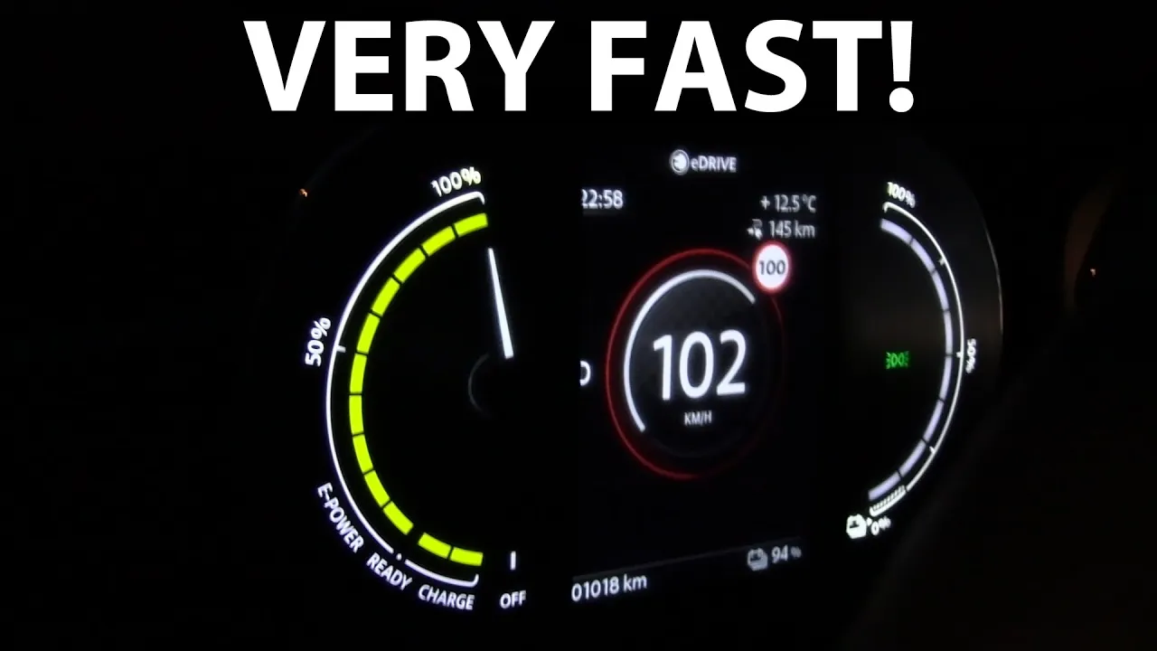 Mini Cooper SE acceleration and noise test