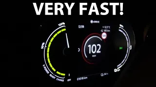 Mini Cooper SE acceleration and noise test