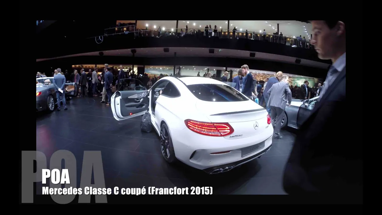 Mercedes Classe C coupé - Salon de Francfort 2015