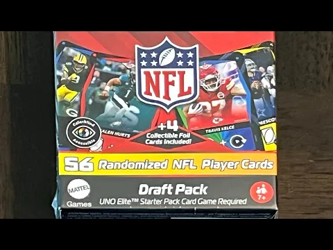 UNO Elite NFL: Draft Pack (Mattel) - Unboxing & Quick Overview