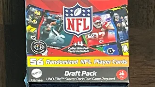 UNO Elite NFL: Draft Pack (Mattel) - Unboxing & Quick Overview