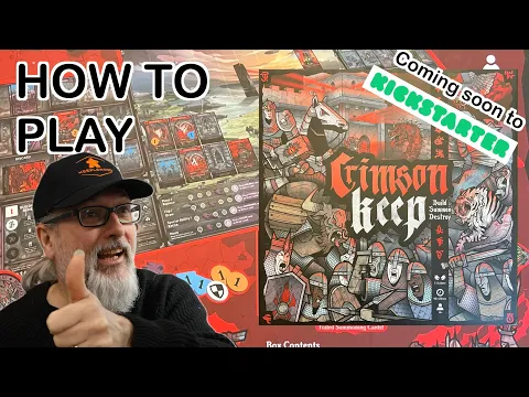 Crimson Keep | How to Play | Designed by Nick Warren | Board Game Launching soon on Kickstarter