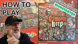 Crimson Keep | How to Play | Designed by Nick Warren | Board Game Launching soon on Kickstarter