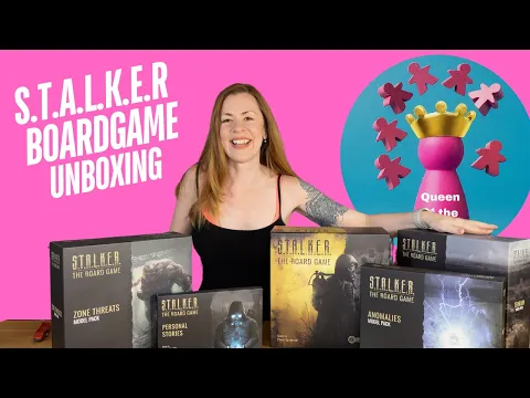 S.T.A.L.K.E.R terrain, anomalies, personal stories and core game unboxing - Queen of the Board