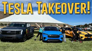 Ford EV's join Tesla Takeover 2023!