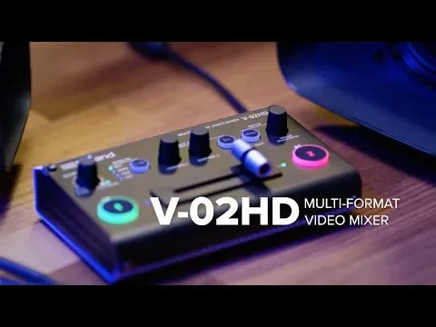 Product video thumbnail for Roland V-02HD PAC2 Multi-Format Video Mixer Bundle