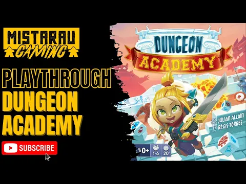 Dungeon Academy | How to Play | Solo Playthrough | Mista Rau Gaming
