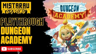 Dungeon Academy | How to Play | Solo Playthrough | Mista Rau Gaming