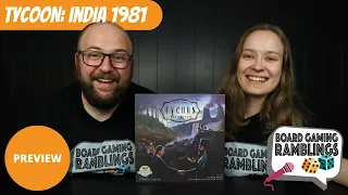 Tycoon: India 1981 - Board Game Preview