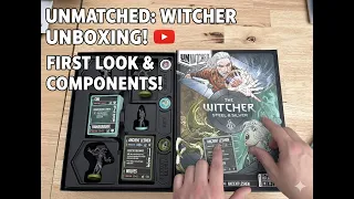 Unmatched Thw Witcher Steel and Silver Board Game