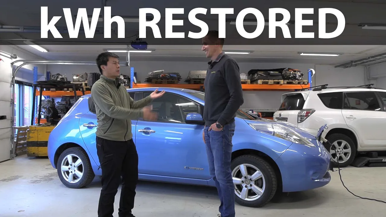 Elbilmek repairing Leaf battery part 2