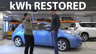 Elbilmek repairing Leaf battery part 2