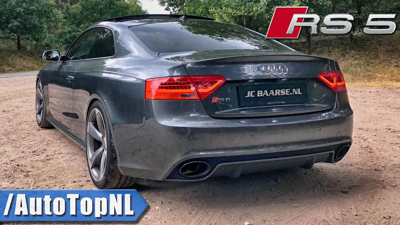 Audi RS5 4.2 FSI V8 | VERY LOUD! MTM Exhaust SOUND | ONBOARD REVS & TUNNEL by AutoTopNL