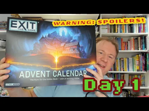 Exit the Game Advent Calendar 2022 Day 1: The Hunt for the Golden Book