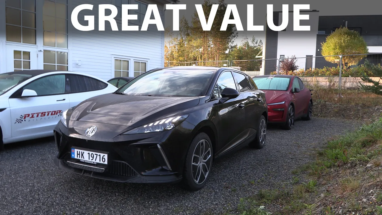Airport parking: MG4 51 kWh, Valdemar's Tesla Model Y Juniper and more