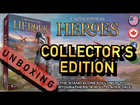 SMGSLT - Unboxing Cartographers Heroes [Collector's Edition]
