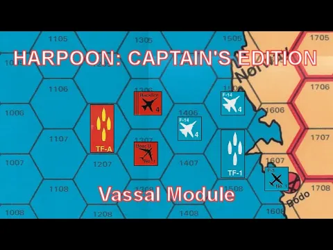 Harpoon: Captain's Edition | Vassal Module | Head to Head Playthrough
