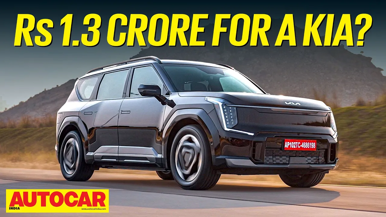 Kia EV9 review - Kia's flagship over BMW iX and Mercedes EQE?  | First Drive | Autocar India