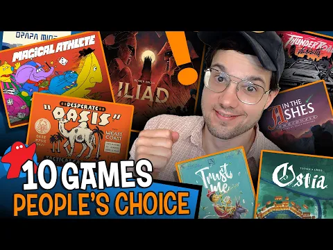 Crazy Races & Dueling Oasis?! Ten Board Games Being Played NOW - "People's Choice" Board Game Picks!