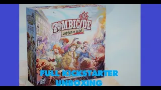 Zombiecide Undead or Alive by CMON Full Kickstarter Unboxing