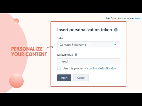 How-to personalize your content in HubSpot.