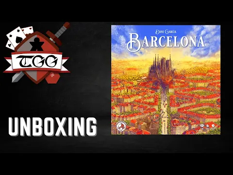 Barcelona Board Game Unboxing
