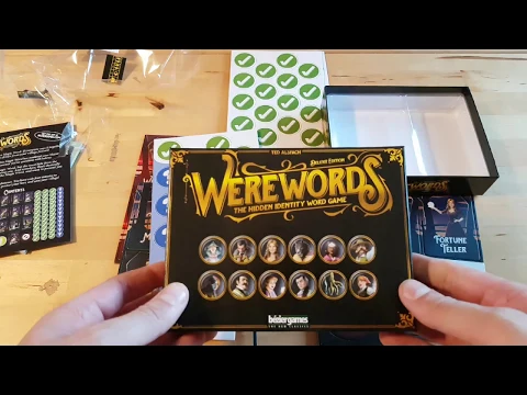 Unboxing Werewords Deluxe Edition