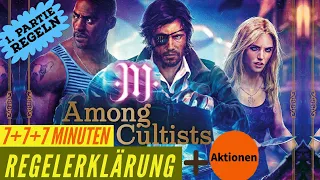 Among Cultists Regeln Anleitung Brettspiel Social Deduction Startregeln