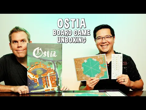 Unboxing Ostia - Roman Port, Mancala Board Game