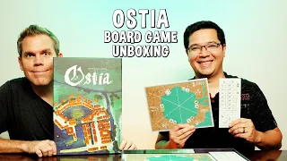 Unboxing Ostia - Roman Port, Mancala Board Game