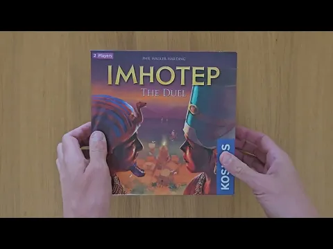 Imhotep: The Duel two #player #boardgame how to setup #play #review AmassGames #4k #tabletop #games