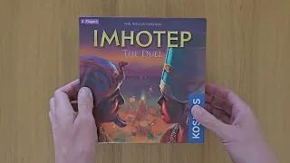 Imhotep: The Duel two #player #boardgame how to setup #play #review AmassGames #4k #tabletop #games