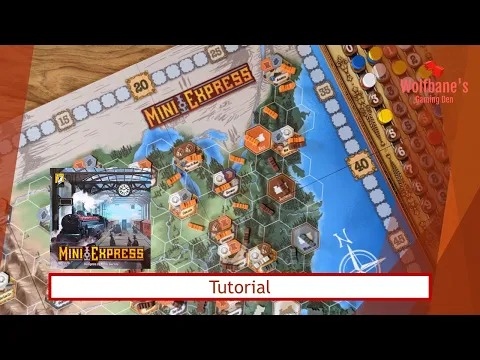 Mini Express [Board Game] - Tutorial / How To Play with Examples