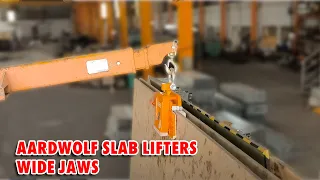 Aardwolf Slab Lifters wide jaws I - Aardwolf