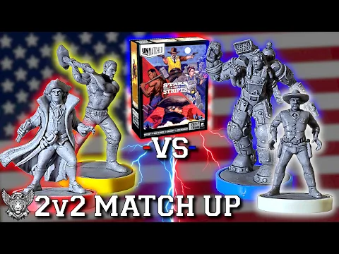 Unmatched 2v2 Team Battle: Can Wyatt Earp & Rosie Beat George Washington & John Henry at the Alamo?