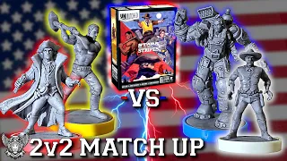 Unmatched 2v2 Team Battle: Can Wyatt Earp & Rosie Beat George Washington & John Henry at the Alamo?