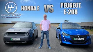 Honda E vs Peugeot E-208: Shootout | Fifth Gear