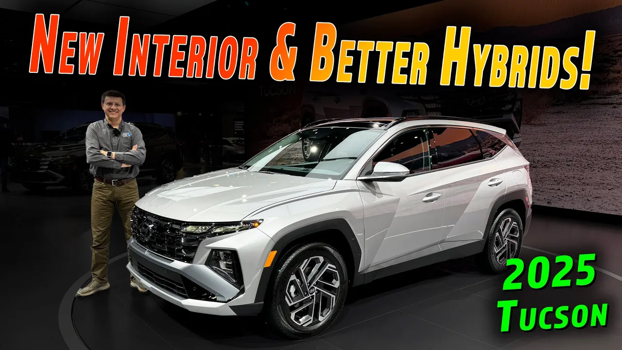 The 2025 Hyundai Tucson Gets A Bolder Grille, Snazzier Interior, & Improved Hybrid Tech!